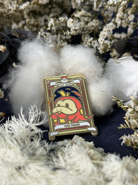 Pokemon Tarot Minor Wand Suite Enamel Pin