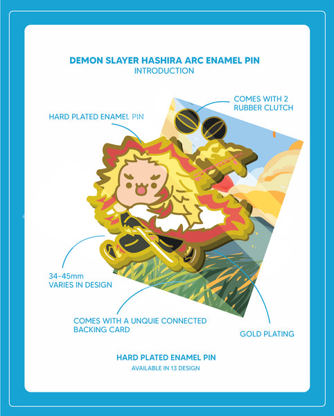Demon Slayer - Hashira Arc Enamel Pin