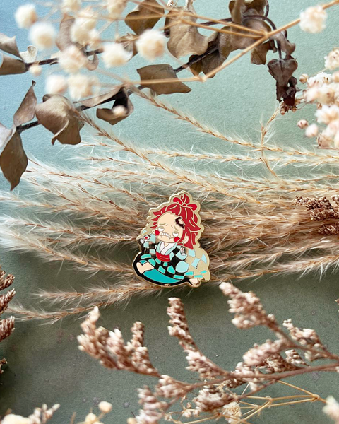 Running Demon Slayer Enamel Pin