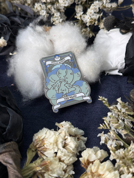 Pokemon Tarot Minor Wand Suite Enamel Pin