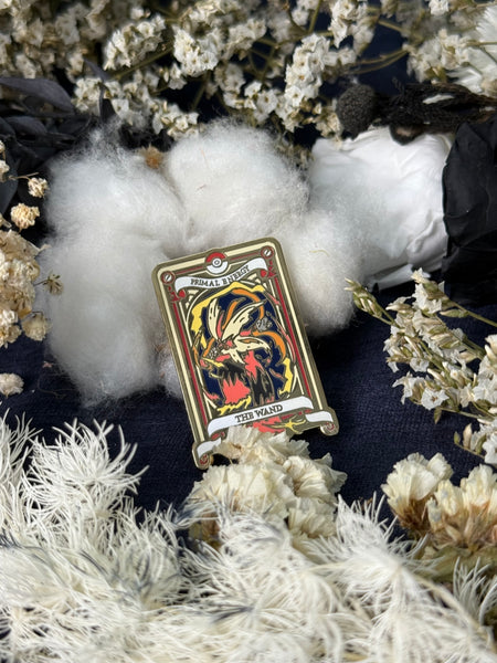 Pokemon Tarot Minor Wand Suite Enamel Pin