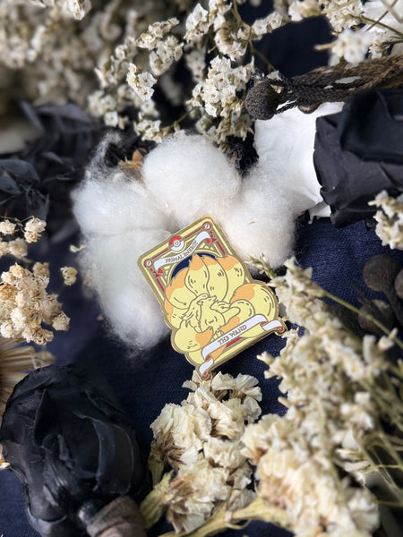 Pokemon Tarot Minor Wand Suite Enamel Pin
