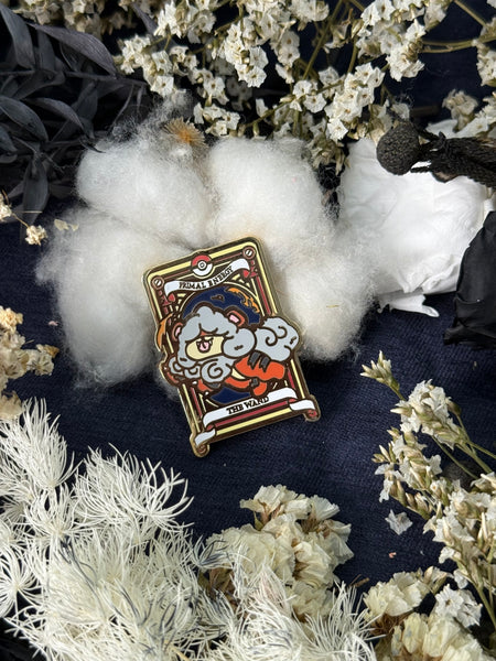 Pokemon Tarot Minor Wand Suite Enamel Pin
