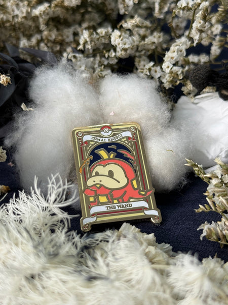 Pokemon Tarot Minor Wand Suite Enamel Pin