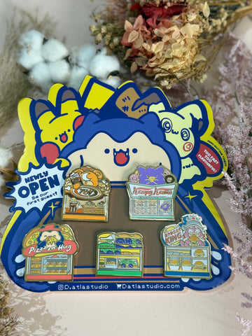 Pokemon Fast Food Enamel Pins