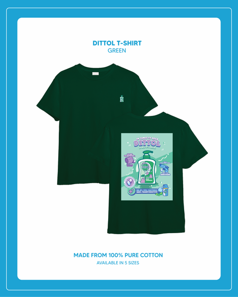 (PRE-ORDER) - Pokemon Asian Medication - Dittol T Shirt