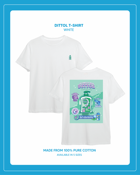 (PRE-ORDER) - Pokemon Asian Medication - Dittol T Shirt