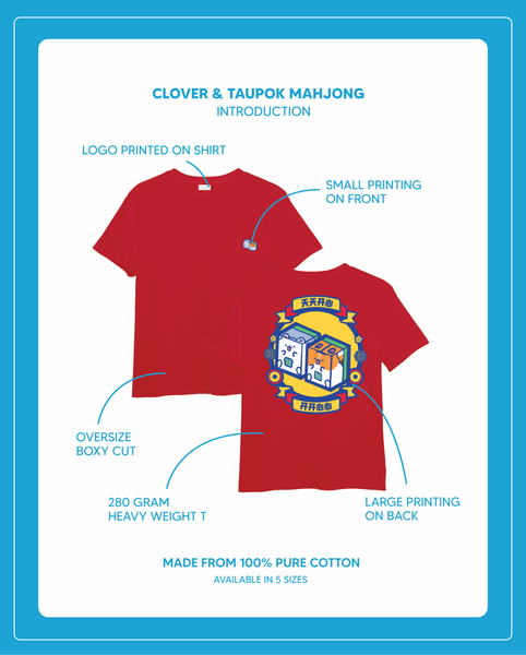 (EXCLUSIVE PRE-ORDER) Mahjong - Clover & Taupok T Shirt