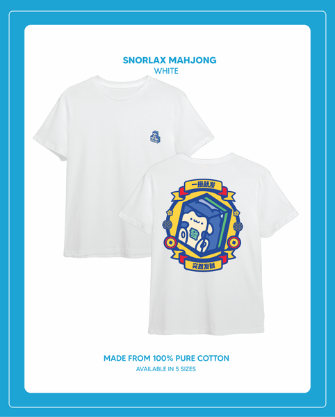 (EXCLUSIVE PRE-ORDER) Pokemon Mahjong - Snorlax T Shirt