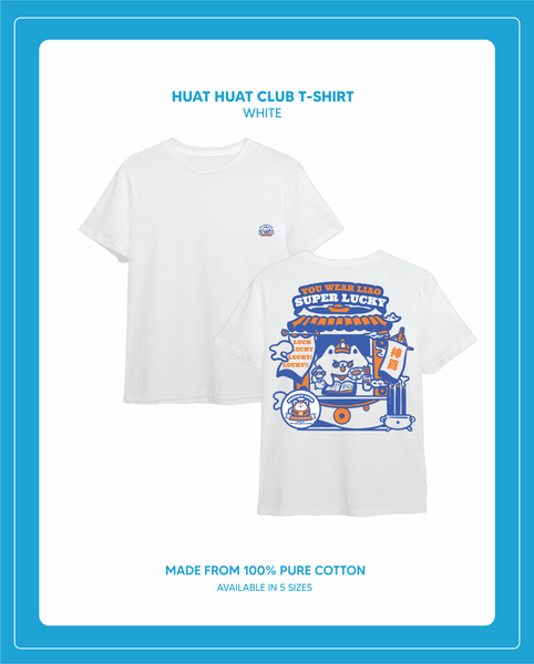 Original Design Clover&Taupok - Huat Huat Club T Shirt