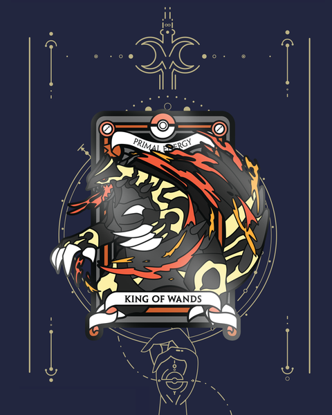 Pre-Order Pokemon Tarot Minor Wand Suite Acrylic Keychain