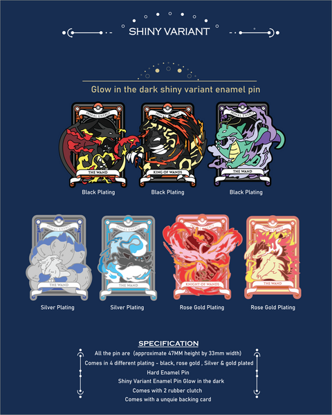Pokemon Tarot Minor Wand Suite Bundle Deal