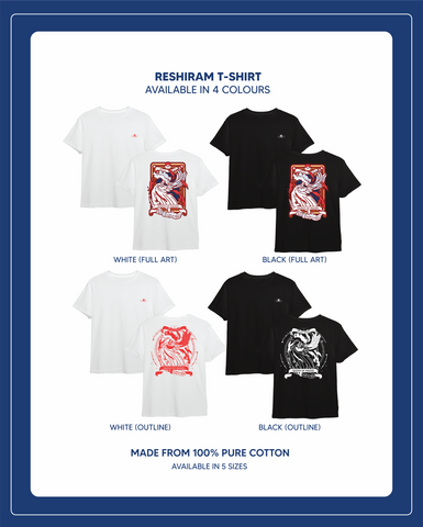 Pre-Order Pokemon Tarot Wand - Reshiram T Shirt