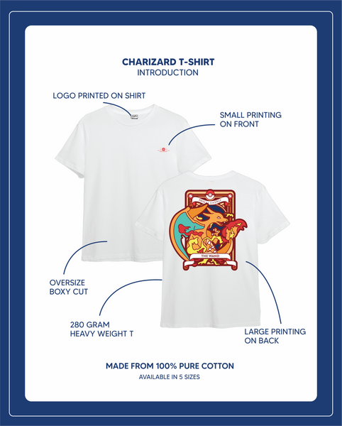 Pre-Order Pokemon Tarot Wand - Charizard T Shirt