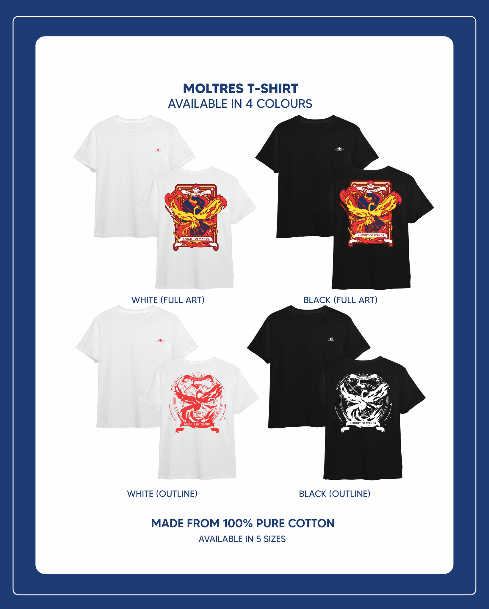 Pre-Order Pokemon Tarot Wand - Moltres T Shirt