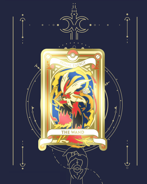 Pre-Order Pokemon Tarot Minor Wand Suite Acrylic Keychain