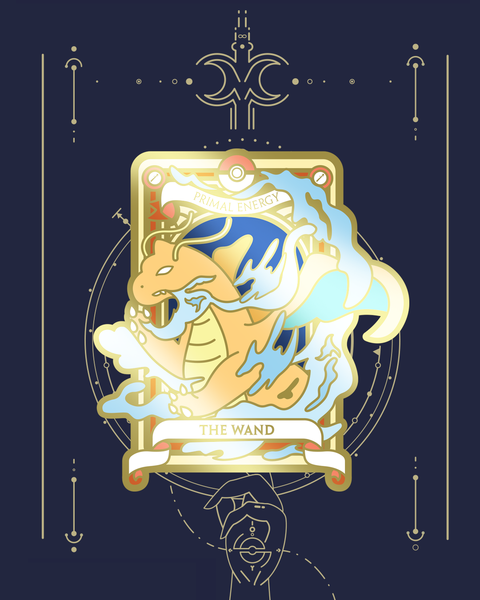 Pre-Order Pokemon Tarot Minor Wand Suite Acrylic Keychain