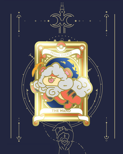 Pre-Order Pokemon Tarot Minor Wand Suite Acrylic Keychain