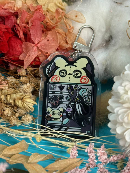 Pokemon Vending Machine Acrylic Keychain