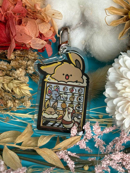Pokemon Vending Machine Acrylic Keychain