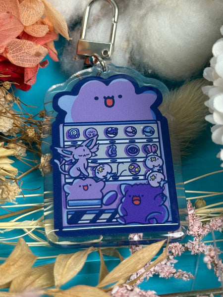 Pokemon Vending Machine Acrylic Keychain