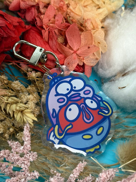 Spongebob x Pokemon Acrylic Keychain Blindpack