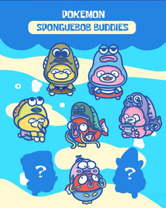 Spongebob x Pokemon Acrylic Keychain Blindpack
