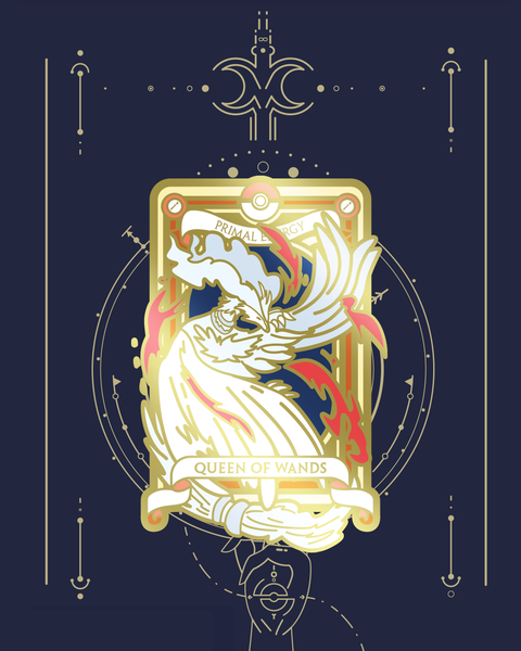 Pre-Order Pokemon Tarot Minor Wand Suite Acrylic Keychain