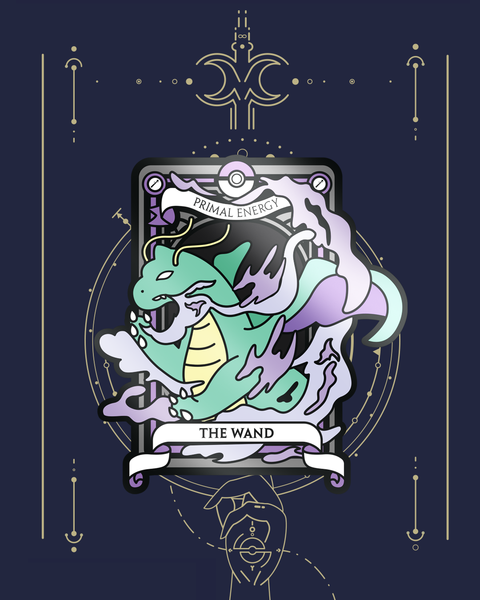 Pre-Order Pokemon Tarot Minor Wand Suite Acrylic Keychain