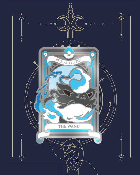 Pre-Order Pokemon Tarot Minor Wand Suite Acrylic Keychain