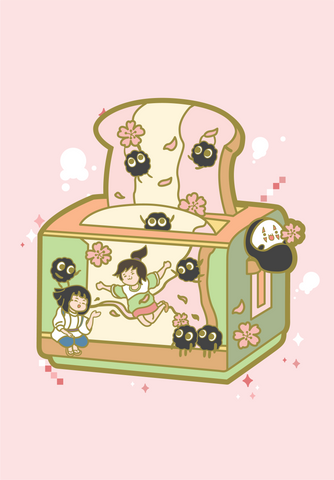 Studio Ghibli Cafe - Spirited Away Sakura Toaster