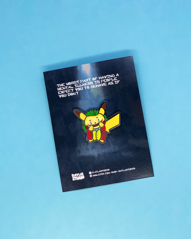 Pikachu Joker Enamel Pin