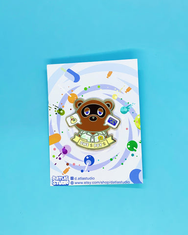 Mr Nook Enamel Pin