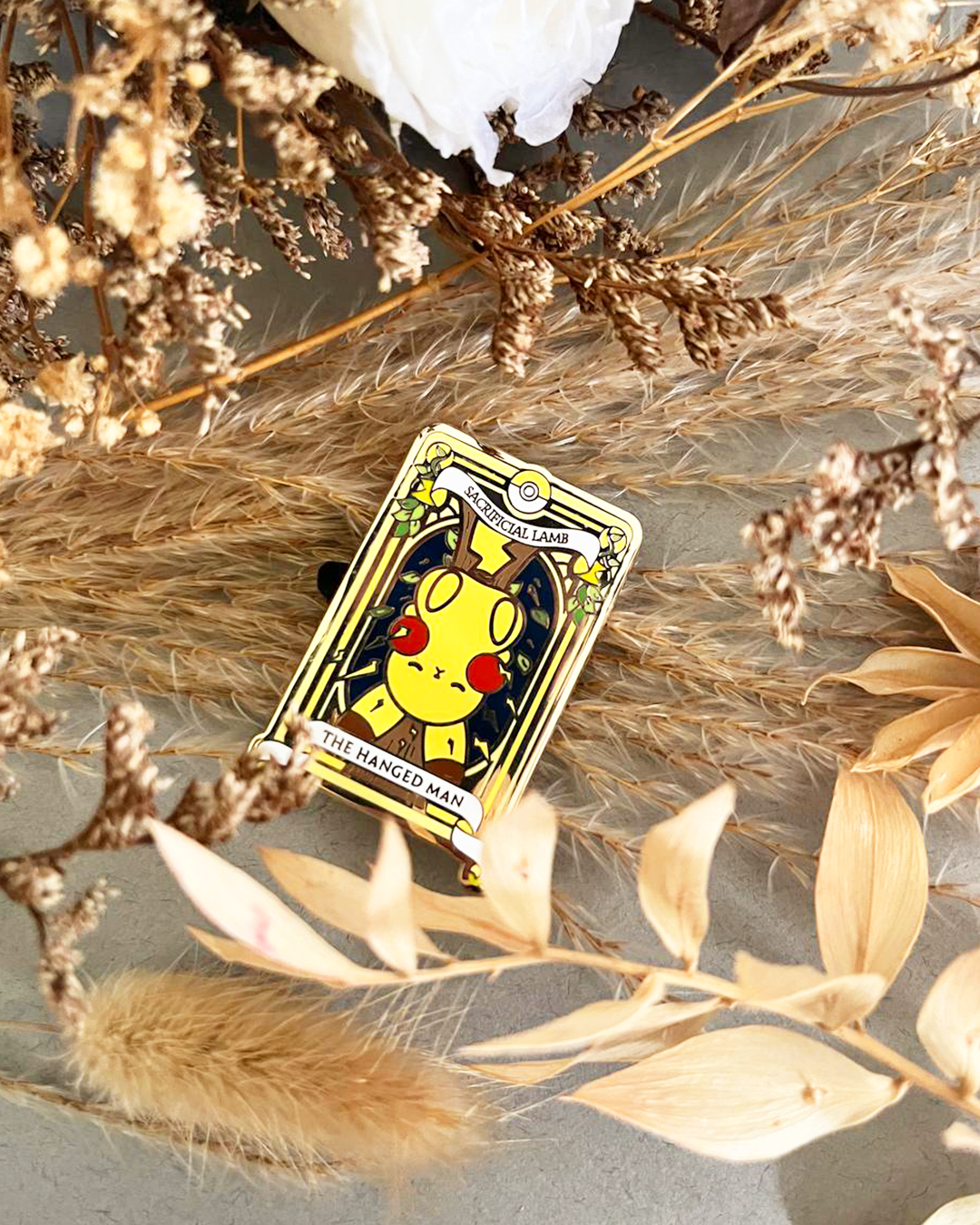Tarot Card  (The hanged Man) Pikachu Enamel Pin