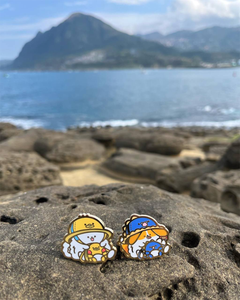 Clover and Taupok Adventure Enamel Pin