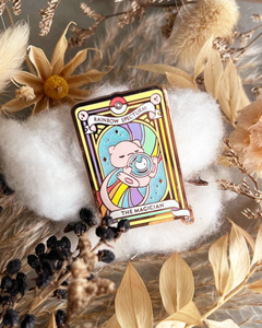Tarot Card (The Magician) Mew Enamel Pin