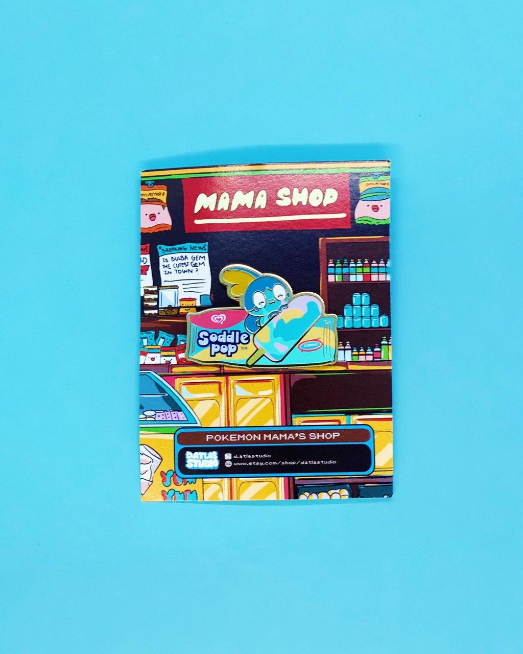 MaMaShop Soddle Pop Ice Cream Enamel Pin