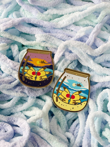 Pokemon Happy place in the bottle Enamel Pin