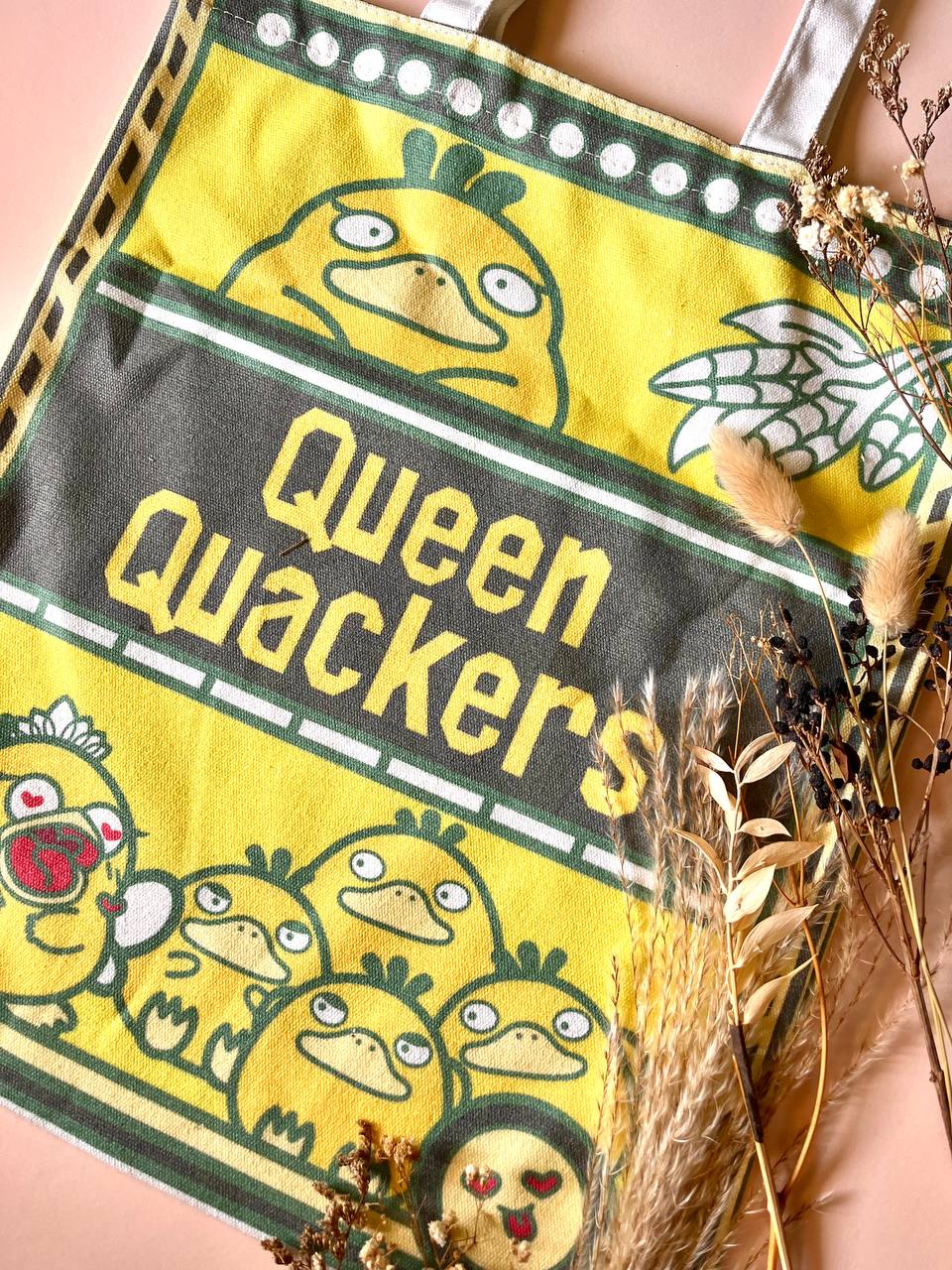 Queen Quacker Tote Bag